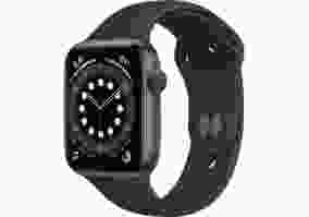 Смарт-часы Apple Watch Series 6 GPS + Cellular 44mm Space Gray Aluminum Case w. Black Sport B. (M07H3/MG2E3)
