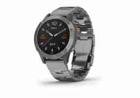 Смарт-часы Garmin Fenix 6 Pro Sapphire Titanium with Vented Titanium Bracelet (010-02158-23)