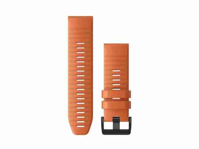 Ремешок Garmin для Fenix 6x 26mm QuickFit Ember Orange Silicone bands (010-12864-01)