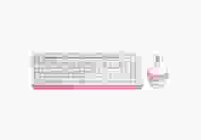 Комплект (клавиатура + мышь) A4 Tech Fstyler FG1010 USB Pink