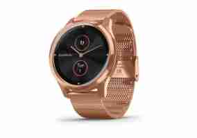 Спортивные часы Garmin Vivomove Luxe 18K Rose Gold PVD Stainless Steel w. Rose Gold Milanese B. (010-02241-24)