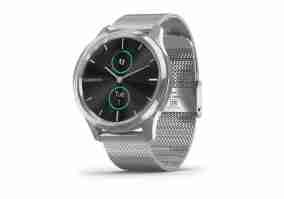 Спортивные часы Garmin vivomove Luxe Premium Silver-Black Milanese (010-02241-23)