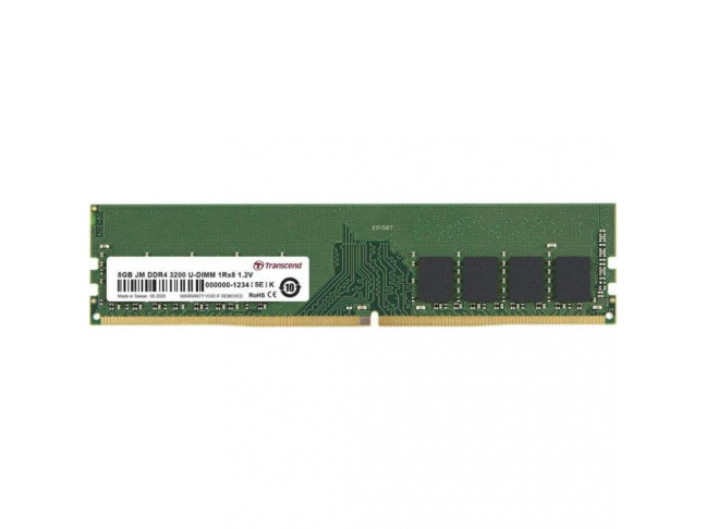 Модуль пам'яті Transcend 8 GB DDR4 3200 MHz (JM3200HLG-8G)