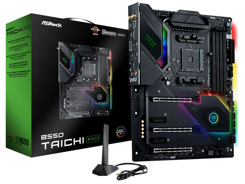 Asrock b550 taichi razer edition обзор