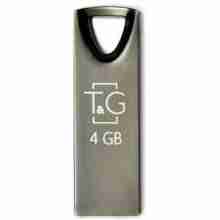 USB флеш накопичувач T&G 4GB 117 Metal Series Black (TG117BK-4G)
