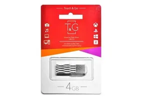 USB флеш накопичувач T&G USB 4GB 103 Metal Series Silver (TG103-4G)