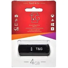 USB флеш накопичувач T&G 4 GB 011 Classic Series Black (TG011-4GBBK)