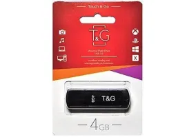 USB флеш накопичувач T&G 4 GB 011 Classic Series Black (TG011-4GBBK)