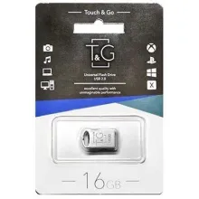 USB флеш накопичувач T&G 16GB 105 Metal Series Silver (TG105-16G)