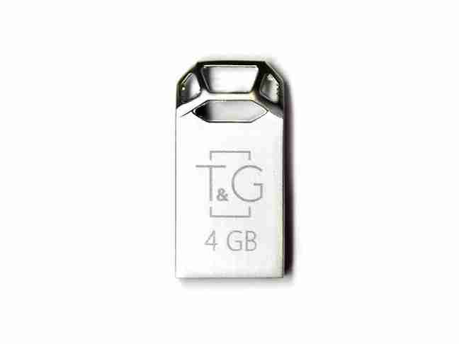 USB флеш накопитель T&G USB 4GB 110 Metal Series Silver (TG110-4G)