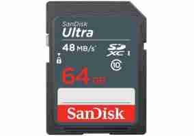 Карта памяти SanDisk 64 GB SDXC UHS-I Ultra (SDSDUNR-064G-GN3IN)