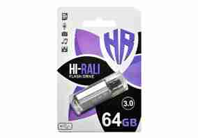 USB флеш накопичувач Hi-Rali Corsair Series Silver (HI-64GB3CORSL)