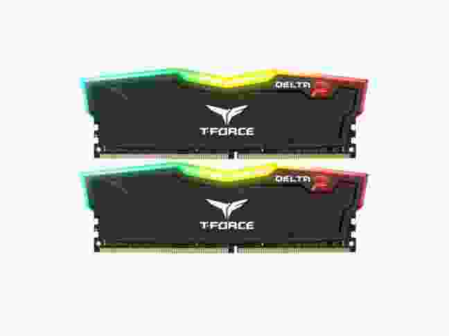 Модуль пам'яті Team 8 GB (2x4GB) DDR4 2400 MHz T-Force Delta RGB Black (TF3D48G2400HC15BDC01)