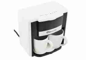 Капельная кофеварка с 2 чашками Domotec MS-0706 белая
