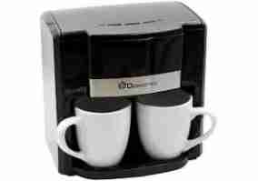 Капельная кофеварка с 2 чашками Domotec MS-0708 черная