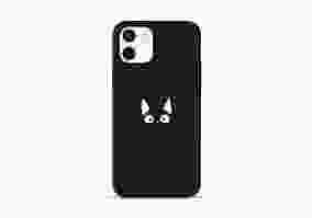 Чехол Pump Silicone Minimalistic Case for iPhone 12 mini Funny Cat (PMSLMN12(5.4)-1/241)