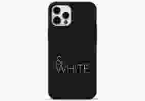 Чехол Pump Silicone Minimalistic Case for iPhone 12 Pro Max Black&White (PMSLMN12(6.7)-13/169)