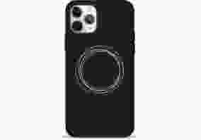 Чехол Pump Silicone Minimalistic Case for iPhone 12 Pro Max Circles on Dark (PMSLMN12(6.7)-6/173)