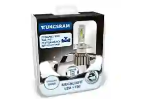 Автолампа Tungsram Megalight LED +200 12V H4 24W 6000K