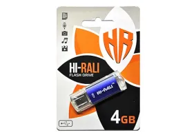 USB флеш накопитель Hi-Rali 4 GB Rocket series Blue (HI-4GBVCBL)
