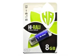 USB флеш накопичувач Hi-Rali Rocket Series Blue (HI-8GBVCBL)