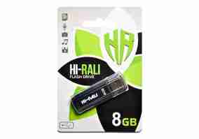 USB флеш накопичувач Hi-Rali Stark Series Black (HI-8GBSTBK)