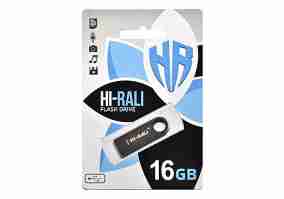 USB флеш накопичувач Hi-Rali Shuttle Series Black (HI-16GBSHBK)