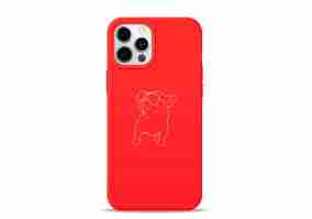 Чехол Pump Silicone Minimalistic Case for iPhone 12 Pro Max Pug With (PMSLMN12(6.7)-1/233)