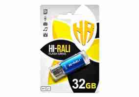 USB флеш накопитель Hi-Rali USB 32GB Rocket Series Blue (HI-32GBVCBL)