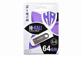 USB флеш накопичувач Hi-Rali SHUTTLE SERIES SILVER USB 2.0 (HI-64GBSHSL)