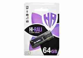 USB флеш накопитель Hi-Rali Stark Series Black (HI-64GBSTBK)
