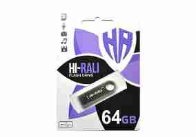 USB флеш накопитель Hi-Rali Shuttle Series Black (HI-64GBSHBK)