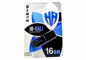 USB флеш накопичувач Hi-Rali USB 16GB Taga Series Black (HI-16GBTAGBK)