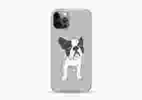 Чехол Pump Tender Touch Case for iPhone 12 Pro Max Bulldog on Gray (PMTT12(6.7)-1/107G)