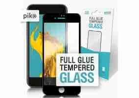 Защитное стекло PIKO для Apple iPhone SE 2020/7/8 Black Full Glue, 0.3mm, 2.5D (1283126501418)