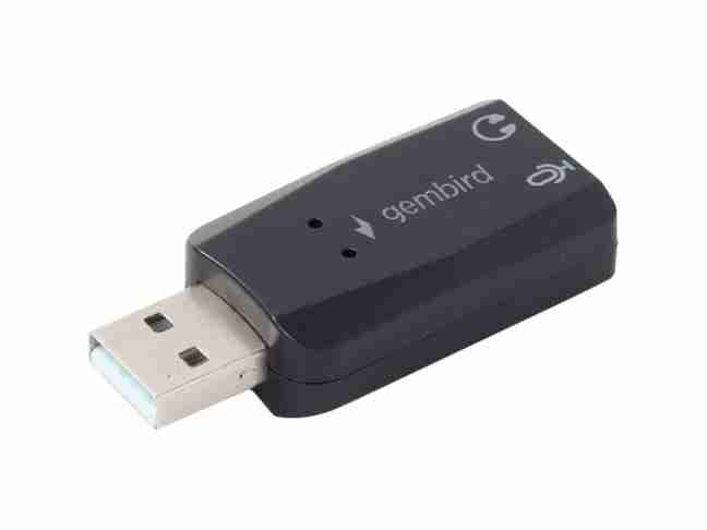 Звуковая карта Gembird SC-USB2.0-01 Black