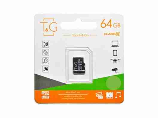 Карта памяти T&G 64 GB microSDXC Class 10 (TG-64GBCL10-00)