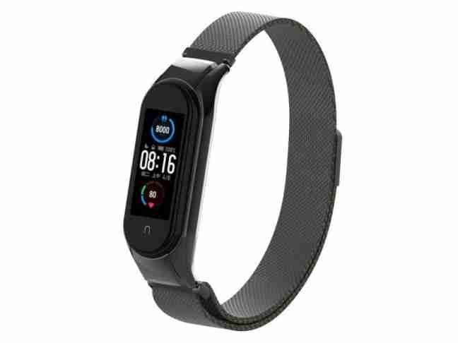 Ремінець Armorstandart Milanese Magnetic Band 503 для Xiaomi Mi Band 5 Black (ARM57181)