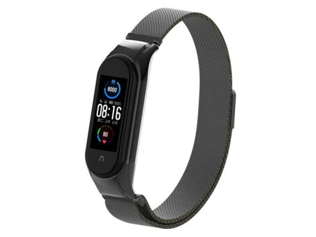 Ремінець Armorstandart Milanese Magnetic Band 503 для Xiaomi Mi Band 5 Black (ARM57181)