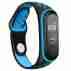 Ремешок BeCover Nike Style для Xiaomi Mi Smart Band 5 Black-Blue (705150)