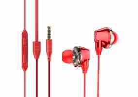 Наушники BASEUS Encok H10 Dual Moving-coil Wired Control Headset Red (NGH10-09)