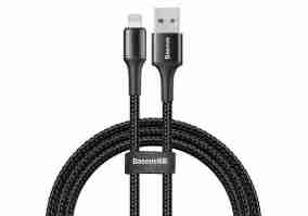 Кабель BASEUS halo data cable USB For IP 2.4A 1m Black (CALGH-B01)