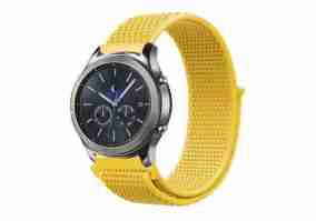 Ремешок BeCover Nylon Style для Xiaomi iMi KW66/Mi Watch Color/Haylou LS01/LS02/Haylou Smart Watch Solar LS05 Yellow (705887)