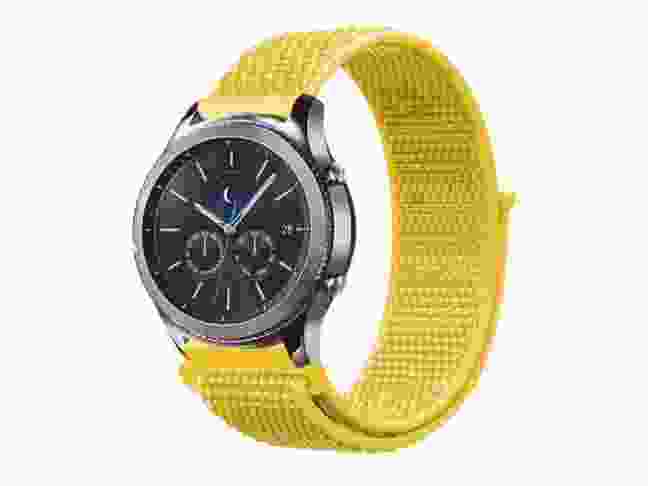 Ремешок BeCover Nylon Style для Xiaomi iMi KW66/Mi Watch Color/Haylou LS01/LS02/Haylou Smart Watch Solar LS05 Yellow (705887)