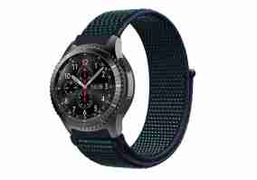 Ремешок BeCover Nylon Style for Huawei Watch GT/GT 2 46mm/GT 2 Pro/GT Active/Honor Watch Magic 1/2/GS Pro/Dream Blue-Green (705875)