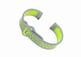 Ремінець BeCover Nike Style for Samsung Galaxy Watch 46mm/Watch 3 45mm/Gear S3 Classic/Gear S3 Frontier Grey-Green (705789)