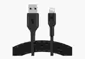 Кабель Belkin Cable USB to Lightning Braided 2m Black (CAA002BT2MBK)