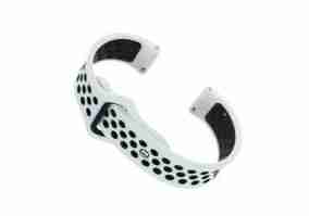 Ремінець BeCover Nike Style для Samsung Galaxy Watch/Active/Active 2/Watch 3/Gear S2 Classic/Gear Sport White-Black (705696)