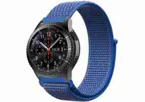 Ремінець BeCover Nylon Style для Samsung Galaxy Watch 42mm / Watch Active / Active 2 40/44mm / Watch 3 41mm / Gear S2 Classic / Gear Sport Blue (705818)