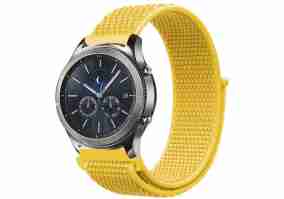 Ремінець BeCover Nylon Style для Samsung Galaxy Watch 42mm / Watch Active / Active 2 40/44mm / Watch 3 41mm / Gear S2 Classic / Gear Sport Yellow (705824)